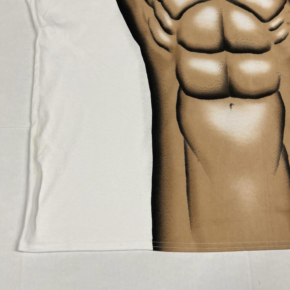 Body dreams Vintage 90’s Men’s Body T Shirt Size XXL Swimsuit Beach Cover Funny - Picture 2 of 9